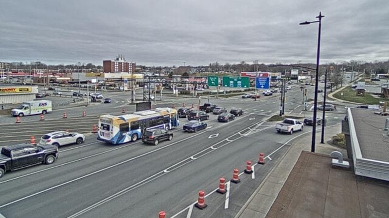 Macdonald Bridge - Halifax bound
