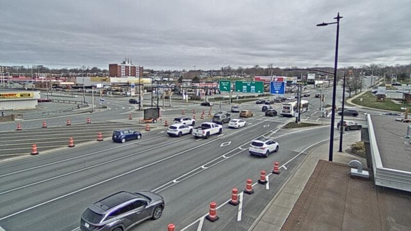 Macdonald Bridge - Halifax bound