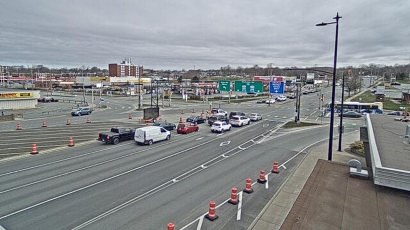 Macdonald Bridge - Halifax bound