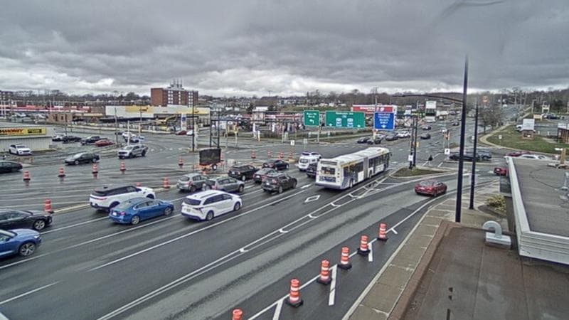 Macdonald Bridge - Halifax bound