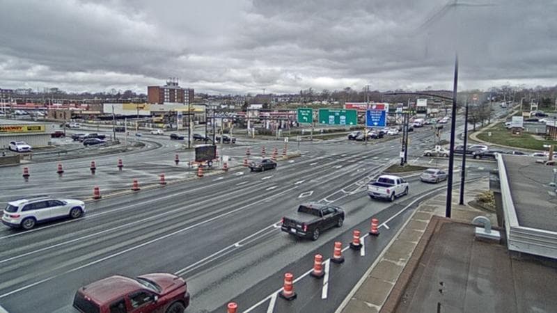 Macdonald Bridge - Halifax bound