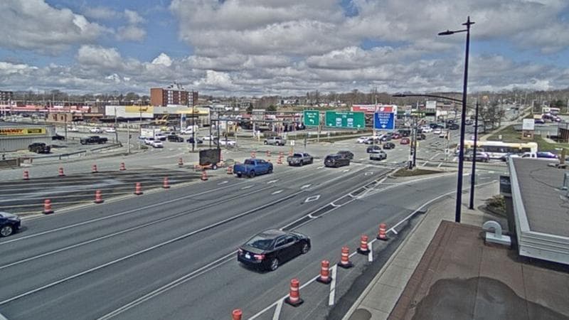 Macdonald Bridge - Halifax bound
