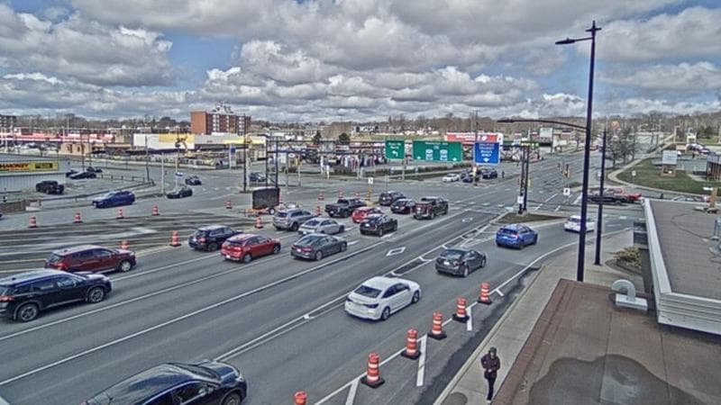 Macdonald Bridge - Halifax bound