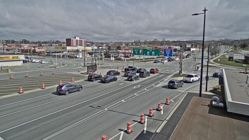 Macdonald Bridge - Halifax bound