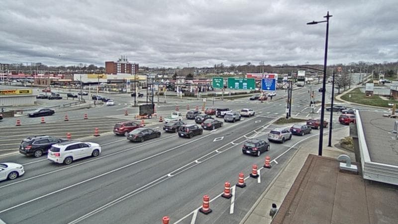 Macdonald Bridge - Halifax bound