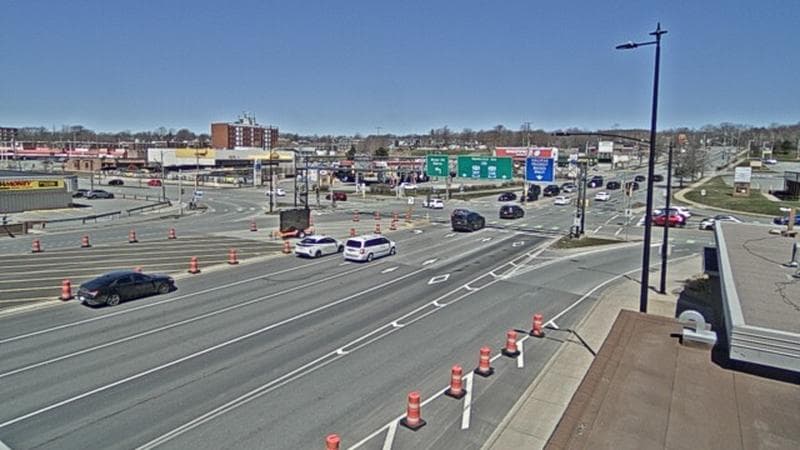 Macdonald Bridge - Halifax bound