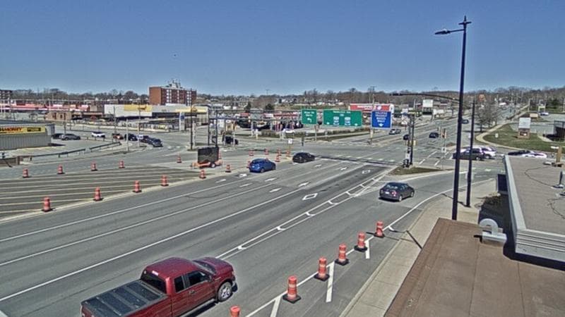 Macdonald Bridge - Halifax bound