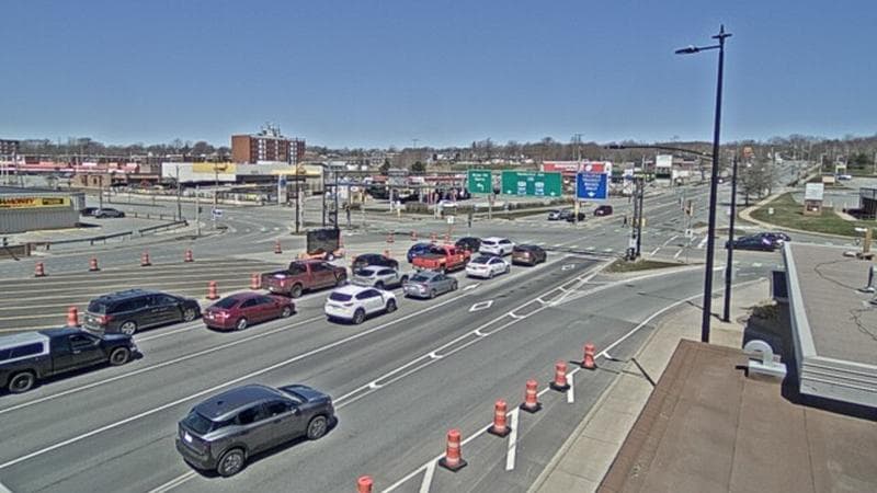 Macdonald Bridge - Halifax bound