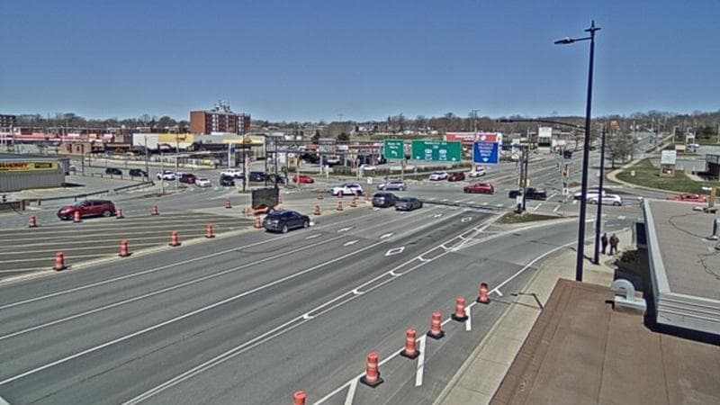 Macdonald Bridge - Halifax bound