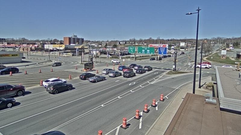 Macdonald Bridge - Halifax bound