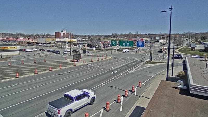 Macdonald Bridge - Halifax bound