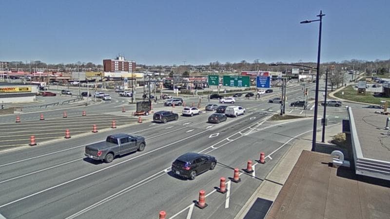 Macdonald Bridge - Halifax bound
