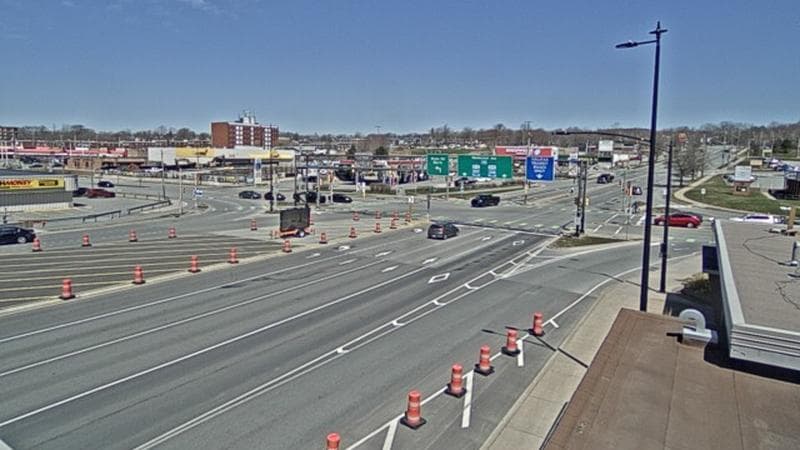 Macdonald Bridge - Halifax bound