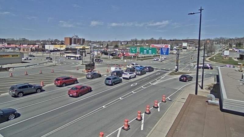 Macdonald Bridge - Halifax bound