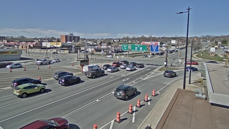 Macdonald Bridge - Halifax bound