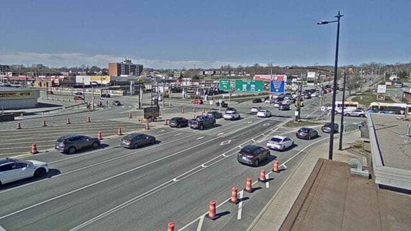 Macdonald Bridge - Halifax bound