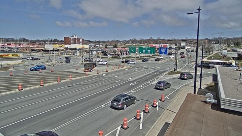 Macdonald Bridge - Halifax bound