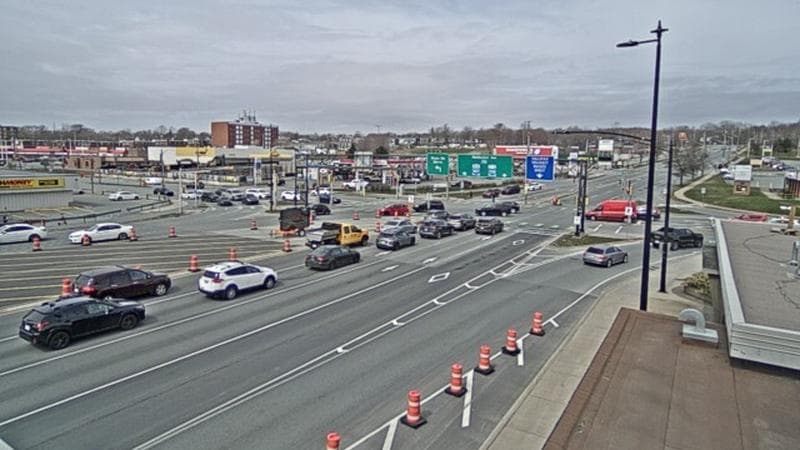 Macdonald Bridge - Halifax bound