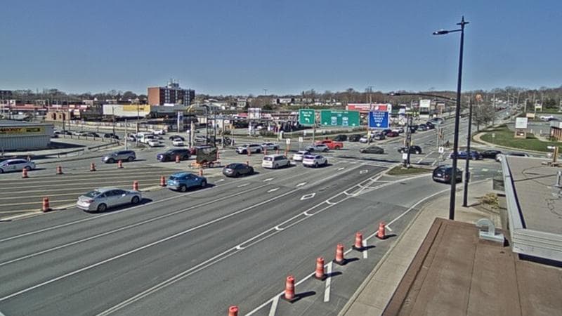 Macdonald Bridge - Halifax bound