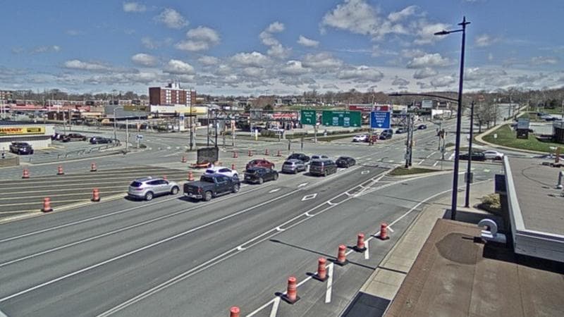 Macdonald Bridge - Halifax bound