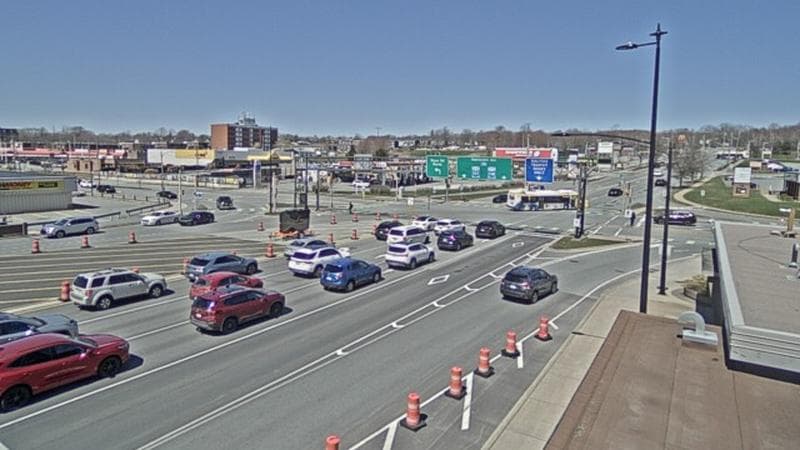 Macdonald Bridge - Halifax bound