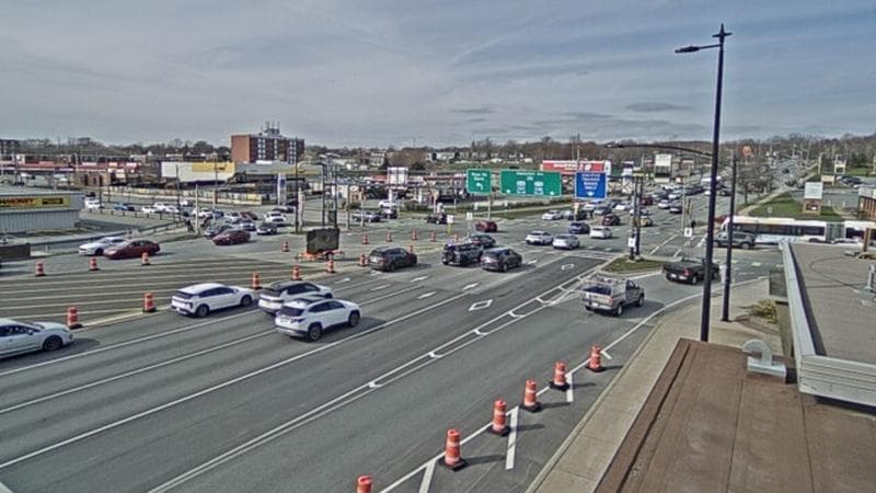 Macdonald Bridge - Halifax bound