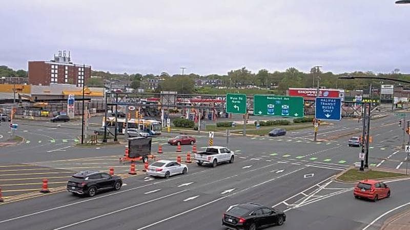 Macdonald Bridge - Halifax bound