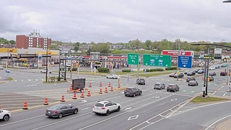 Macdonald Bridge - Halifax bound