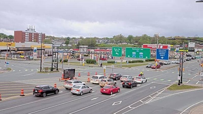 Macdonald Bridge - Halifax bound