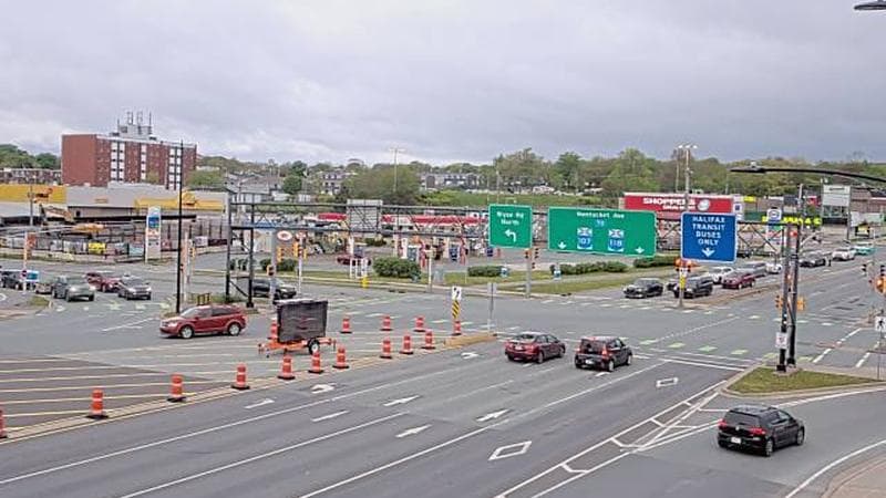 Macdonald Bridge - Halifax bound