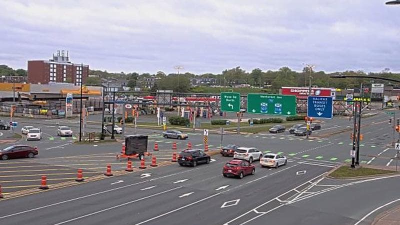 Macdonald Bridge - Halifax bound