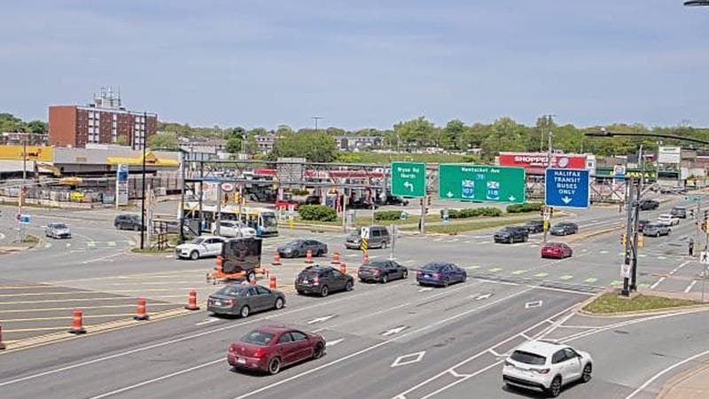 Macdonald Bridge - Halifax bound