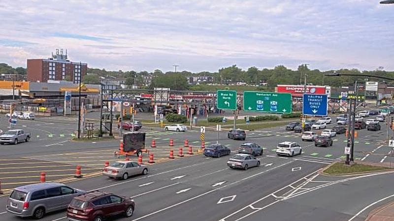 Macdonald Bridge - Halifax bound