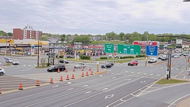 Macdonald Bridge - Halifax bound