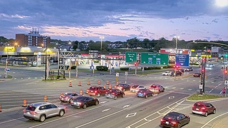 Macdonald Bridge - Halifax bound