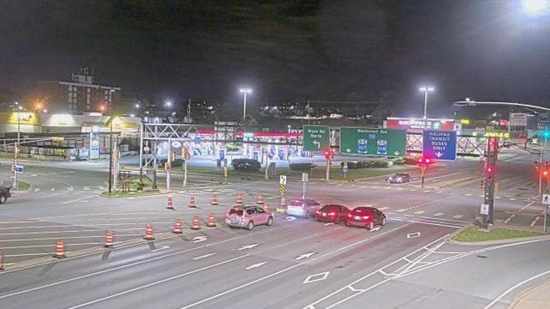 Macdonald Bridge - Halifax bound