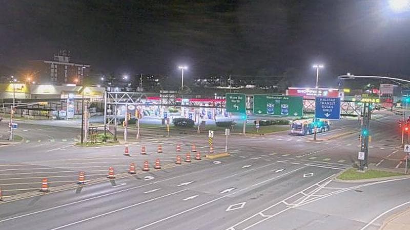 Macdonald Bridge - Halifax bound