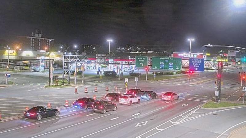 Macdonald Bridge - Halifax bound