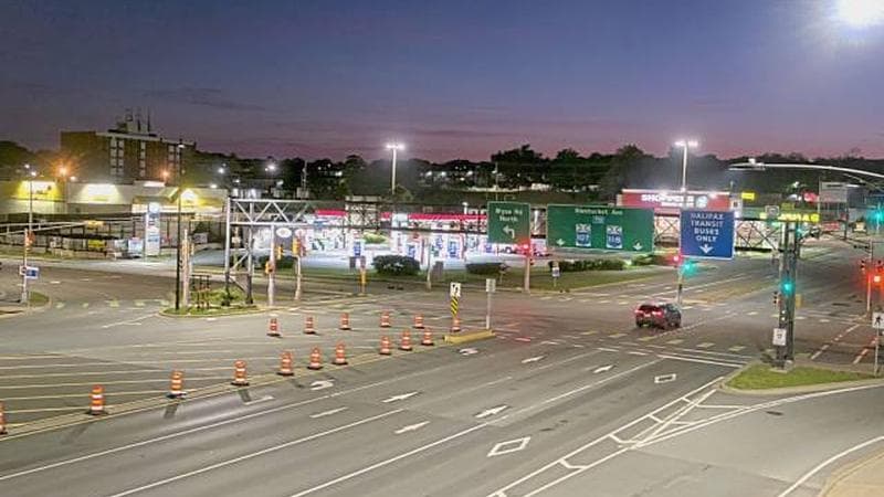 Macdonald Bridge - Halifax bound