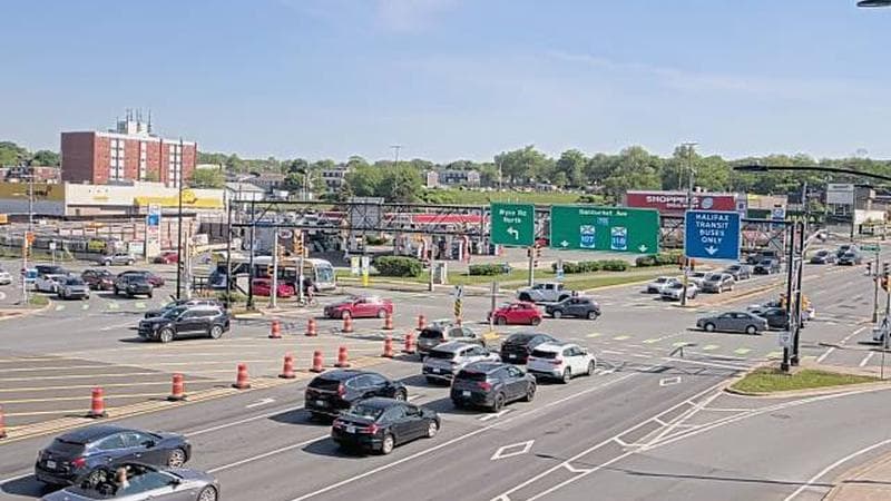 Macdonald Bridge - Halifax bound