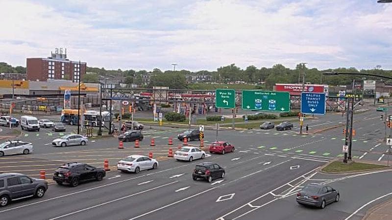 Macdonald Bridge - Halifax bound