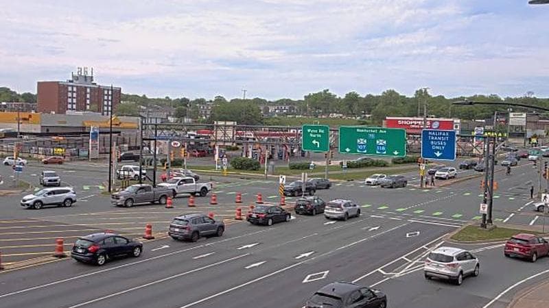 Macdonald Bridge - Halifax bound