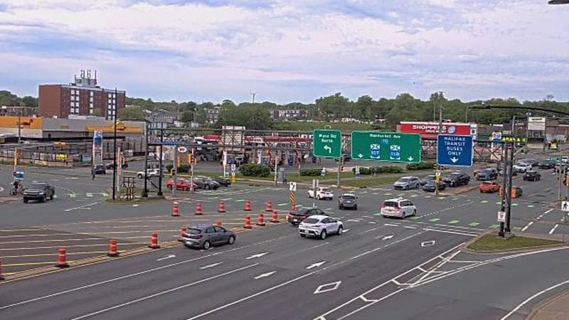 Macdonald Bridge - Halifax bound
