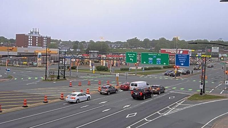 Macdonald Bridge - Halifax bound