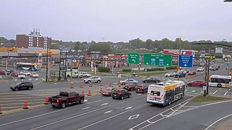 Macdonald Bridge - Halifax bound