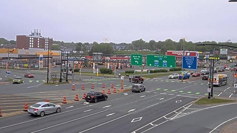 Macdonald Bridge - Halifax bound