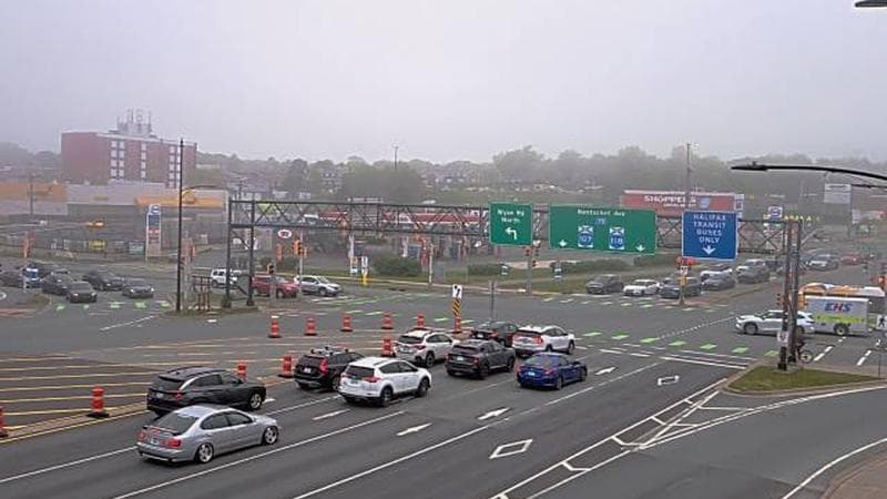 Macdonald Bridge - Halifax bound