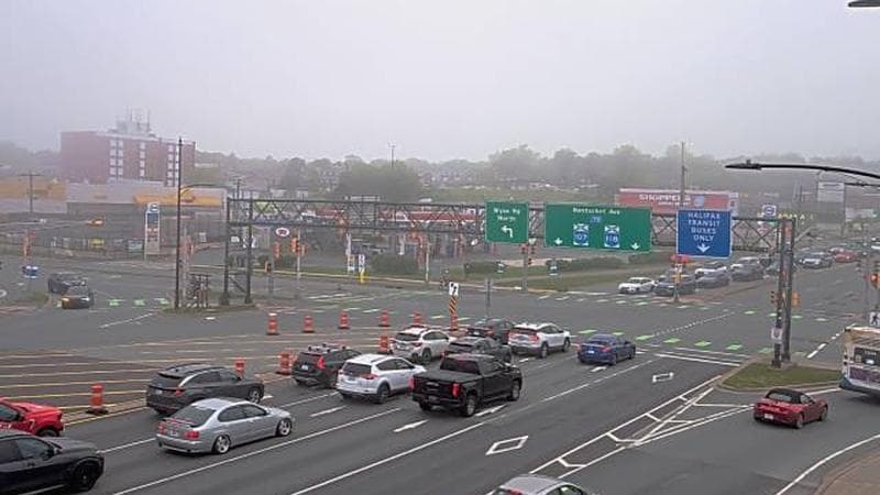 Macdonald Bridge - Halifax bound