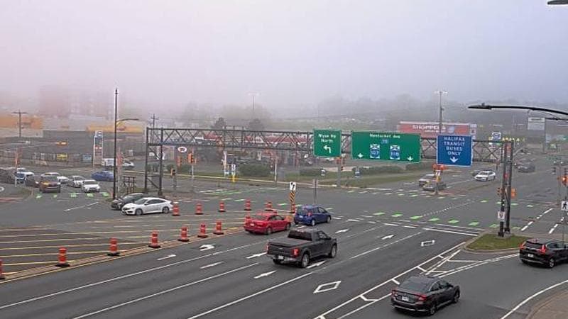 Macdonald Bridge - Halifax bound