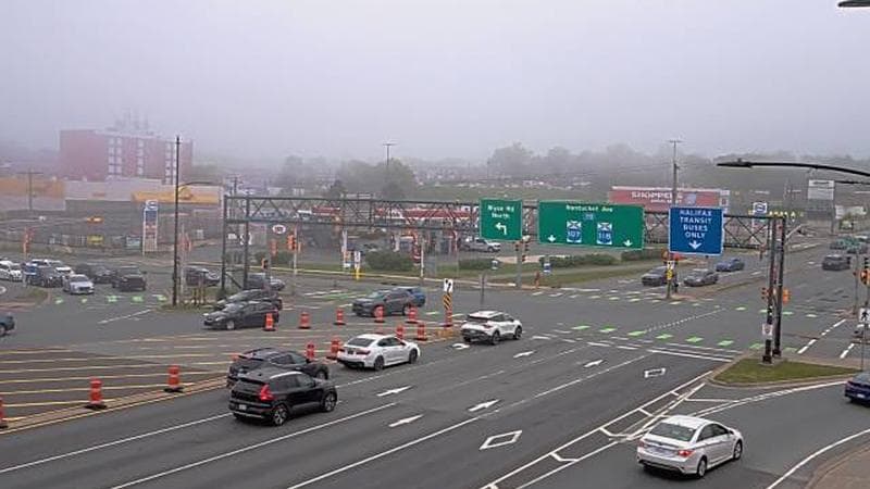 Macdonald Bridge - Halifax bound